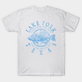 Lake Fork, Texas, Crappie Fishing T-Shirt